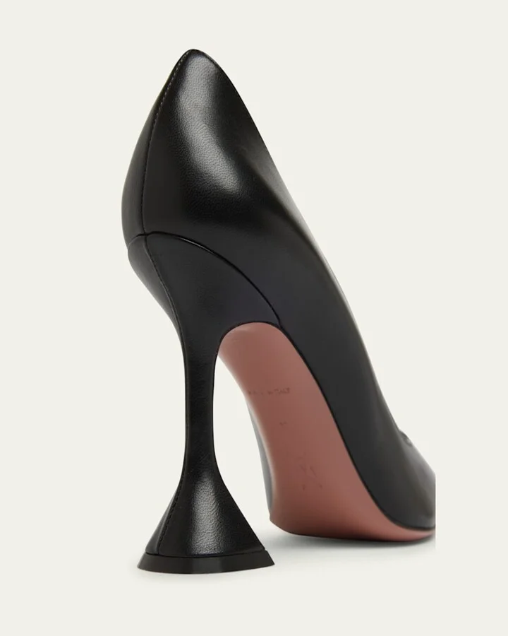 Ami Pointed Leather Pumps - Image 9