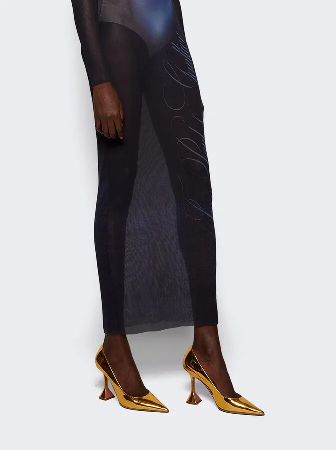 Ami Pumps Mirror Gold