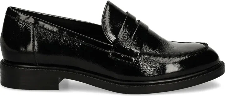 Amina leather penny loafers