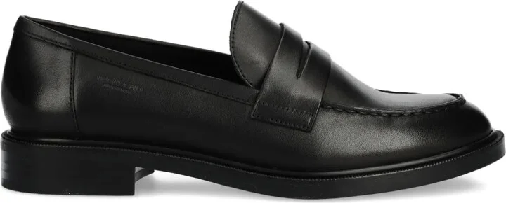 Amina leather penny loafers