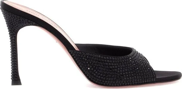 Amina Muaddi Alexa Embellished Mules