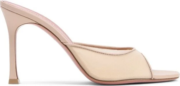 Amina Muaddi Alexa Slip-On Sandals
