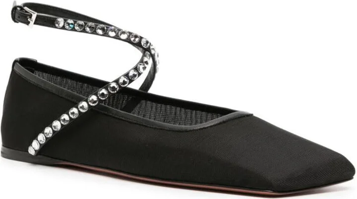 Amina Muaddi Ane Ballet Flats - Image 2
