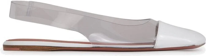 Amina Muaddi Ane Slingback Ballerinas