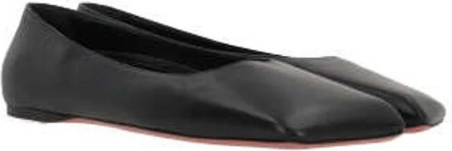 Amina Muaddi Anne Embellished Lace-Up Ballerinas
