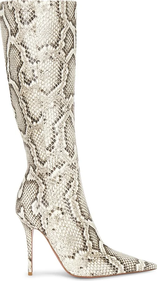 AMINA MUADDI Barbara 105 Heel Boot in Cream