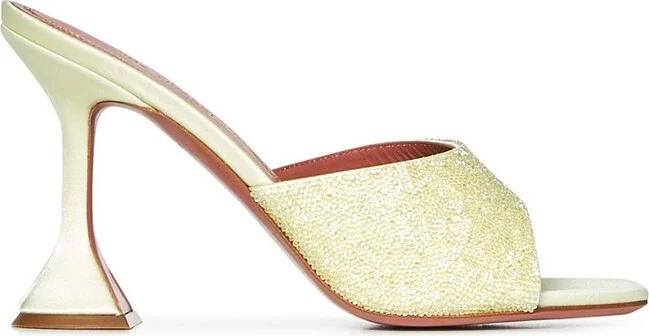 Amina Muaddi Beaded Lupita Mules
