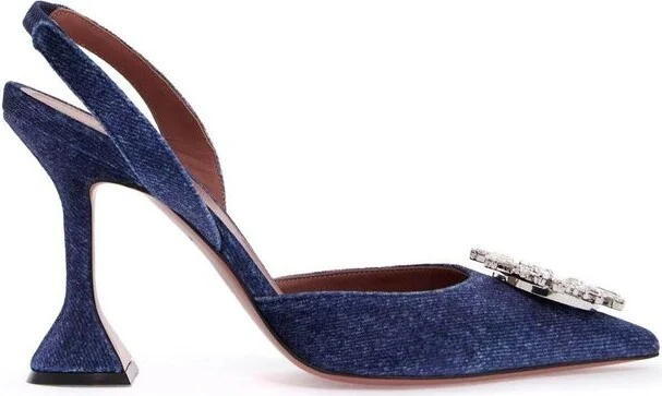 Amina Muaddi Begum Pointed-Toe Pumps