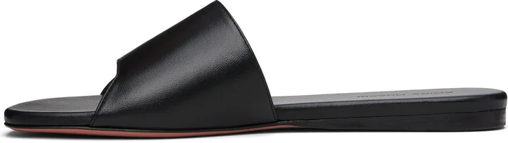 Amina Muaddi Black Bianca Sandals - Image 3