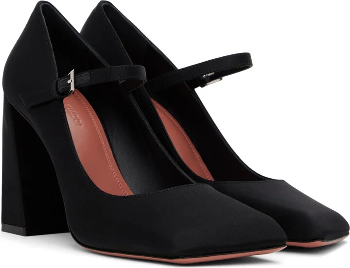 Amina Muaddi Black Mary Jane Heels - Image 4