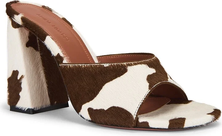 AMINA MUADDI Brigitte 95 Slipper Mule in Brown - Image 2
