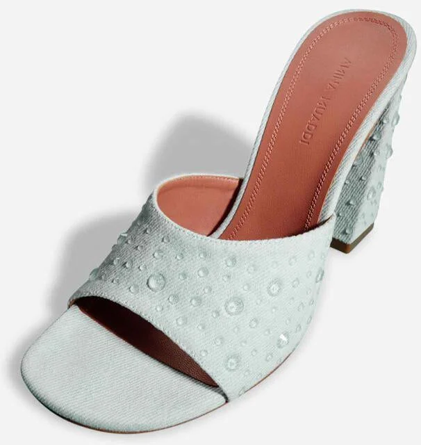 Amina Muaddi Brigitte Heeled Sandals - Image 4