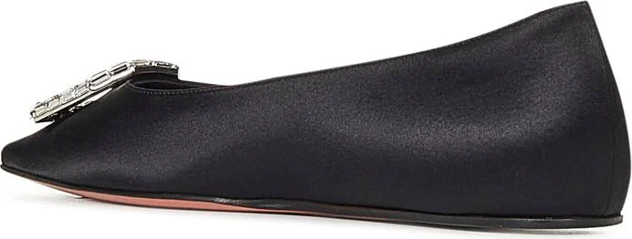 Amina Muaddi Camelia Flat Ballet Shoes - Image 2