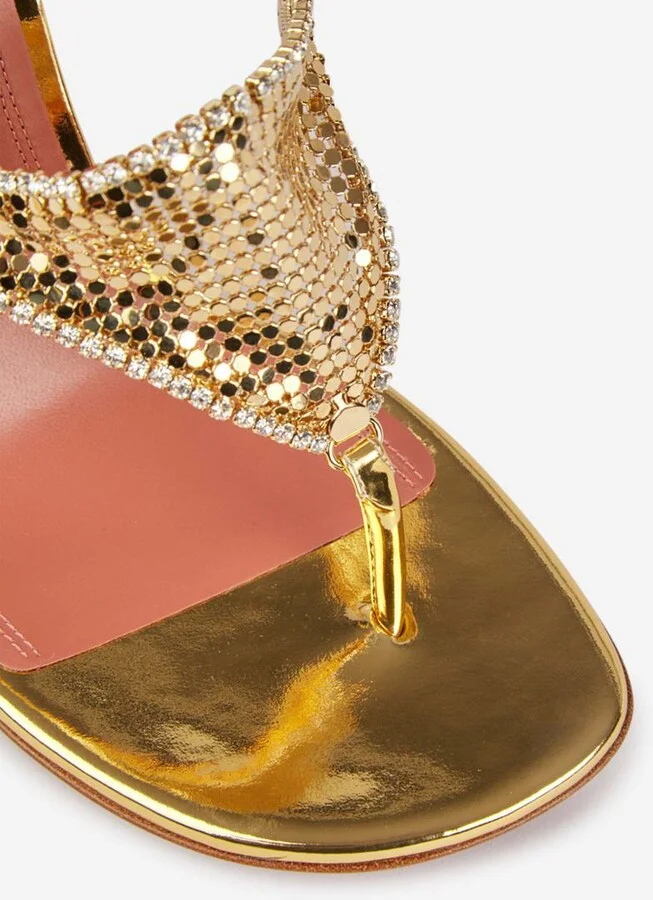 Amina Muaddi Cameron Heel Sandals - Image 4