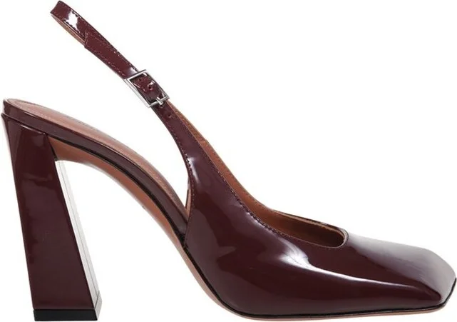 Amina Muaddi Charlotte Sling Pumps