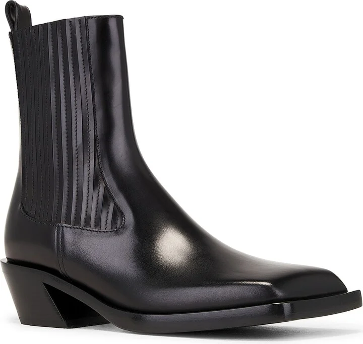 AMINA MUADDI Chiara 40 Chelsea Boot in Black - Image 2