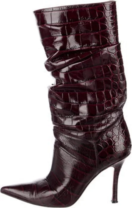 Animal Print, Burgundy
