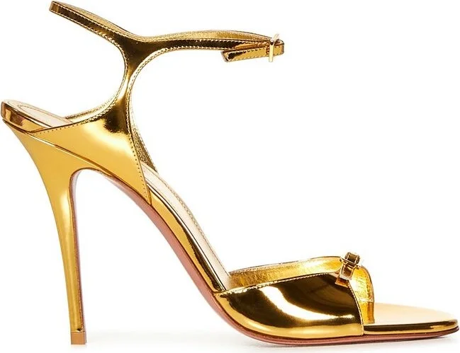 Amina Muaddi Embellished High-Heel Sandals