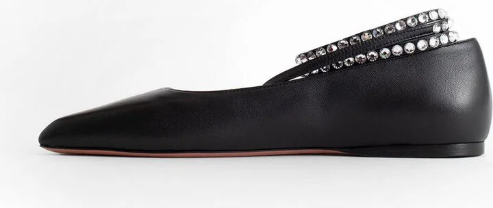 Amina Muaddi Flat Shoes - Image 2