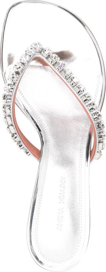Amina Muaddi Gigi Thong Sandals - Image 3