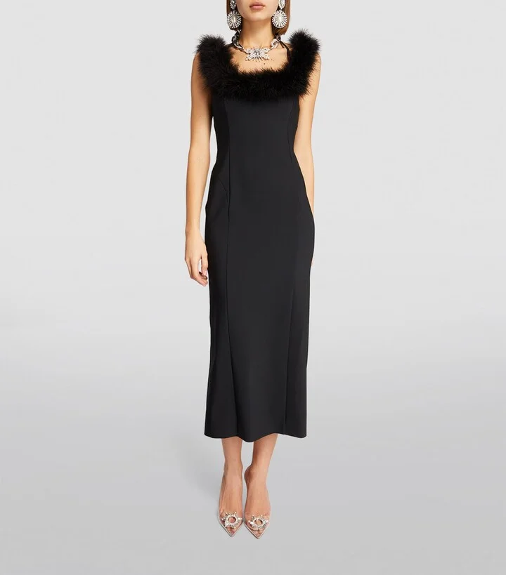 Amina Muaddi Glass Begum Slingback Pumps 70 - Image 2