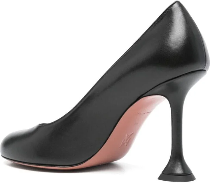 Amina Muaddi Isir Leather Pumps - Image 2
