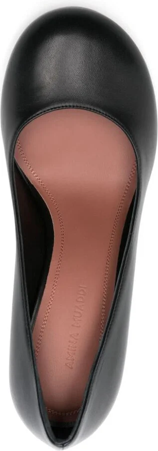 Amina Muaddi Isir Leather Pumps - Image 4
