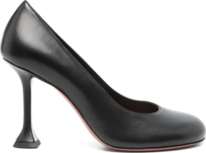 Amina Muaddi Isir Leather Pumps