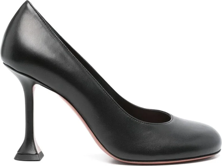 Amina Muaddi Isir Leather Pumps