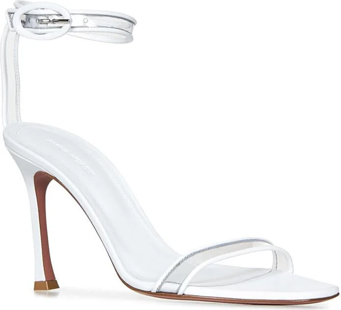 Amina Muaddi Kim Glass Sandal 95 Sandals - Image 2