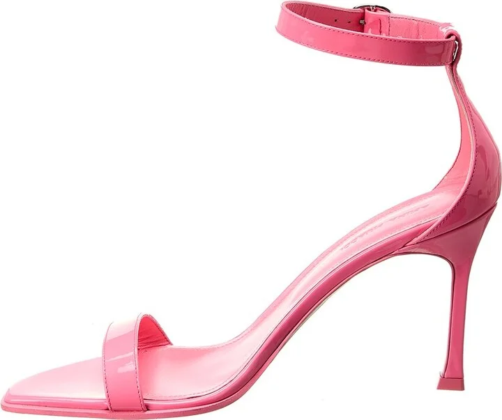 Amina Muaddi Kim Patent Sandal - Image 2