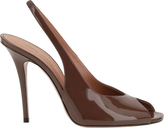 Amina Muaddi Kristina Slingback Sandals