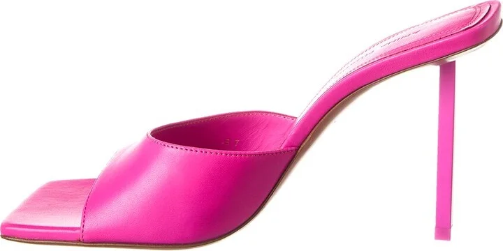 Amina Muaddi Laura 95 Leather Sandal - Image 2