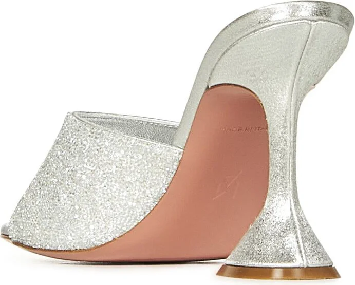 Amina Muaddi Lupita Crystal 95 Sandals - Image 3