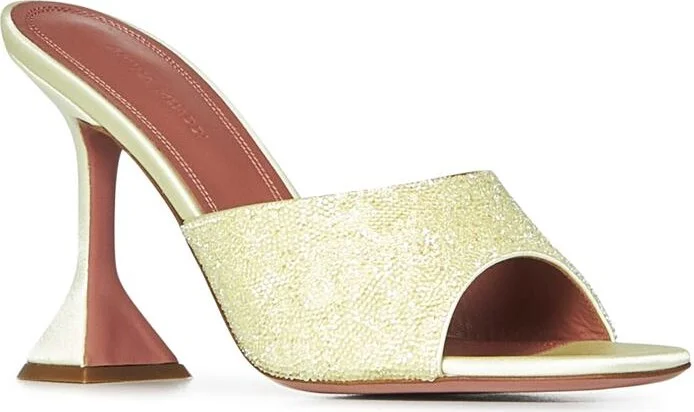 Amina Muaddi Lupita Crystal 95 Sandals - Image 2