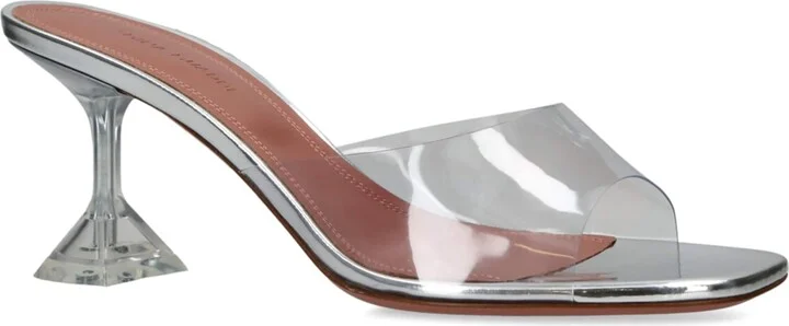 Amina Muaddi Lupita Glass Mules 70 - Image 6