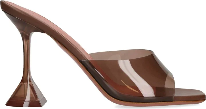 Amina Muaddi Lupita Glass Mules 95