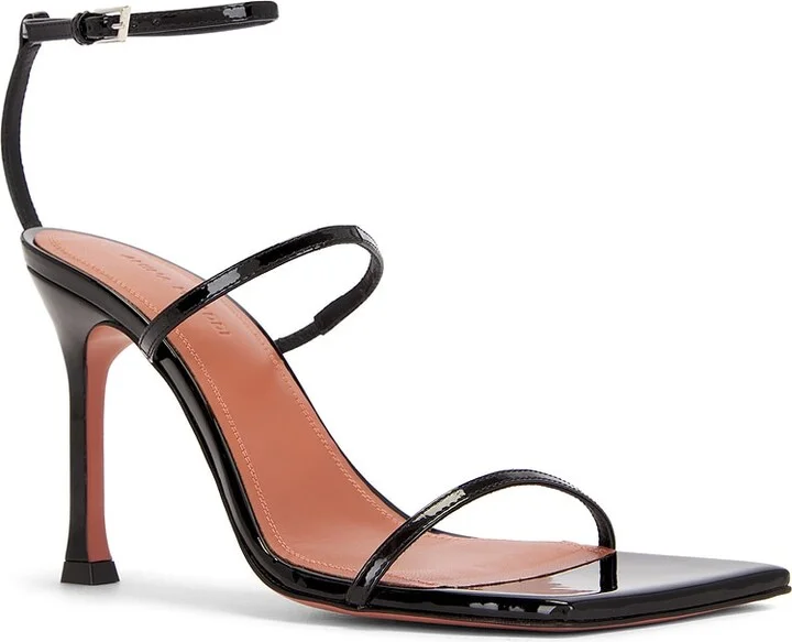 AMINA MUADDI Maya 95 Sandal In Black in Black - Image 2