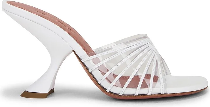 AMINA MUADDI Mookie 90 Slipper in White