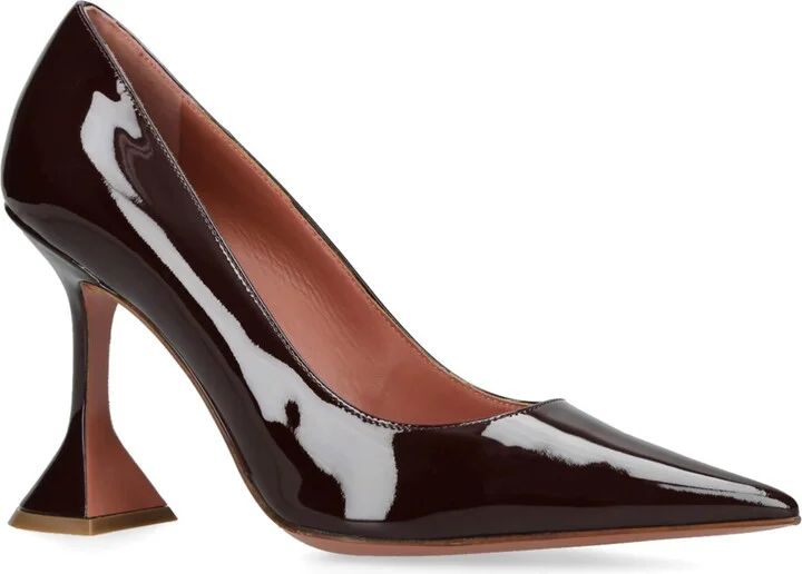 Amina Muaddi Patent Ami Pumps 95 - Image 3