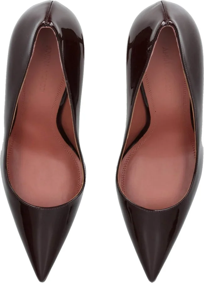 Amina Muaddi Patent Ami Pumps 95 - Image 4
