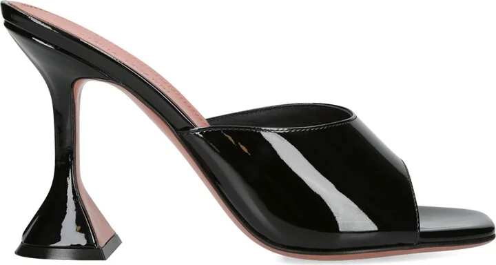Amina Muaddi Patent Leather Lupita Mules 95