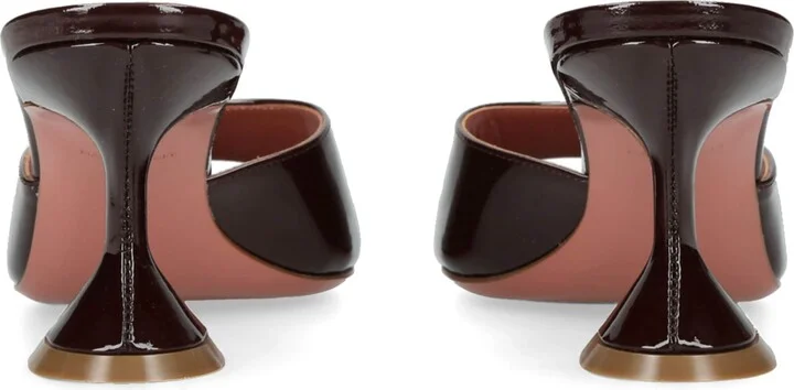 Amina Muaddi Patent Lupita Mules 70 - Image 2