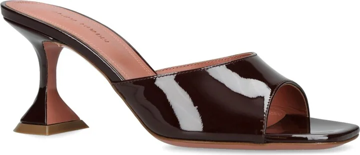 Amina Muaddi Patent Lupita Mules 70 - Image 3