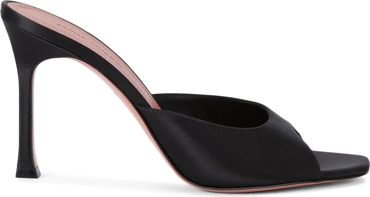 Amina Muaddi Satin Alexa Mules 95