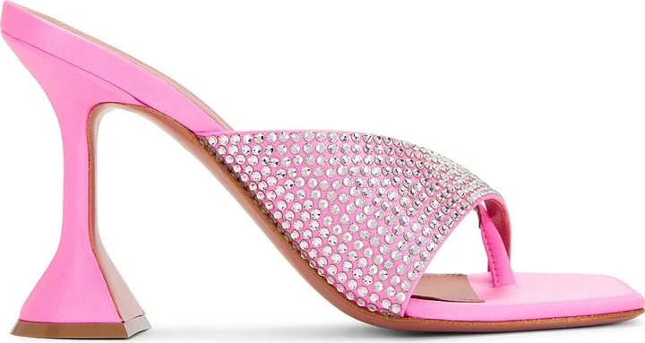 Fluo Pink & White Crystals