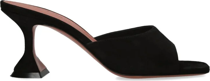 Amina Muaddi Suede Lupita Mules 70