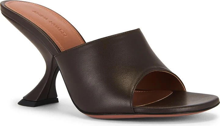 AMINA MUADDI Taylor 90 Slipper in Brown - Image 2