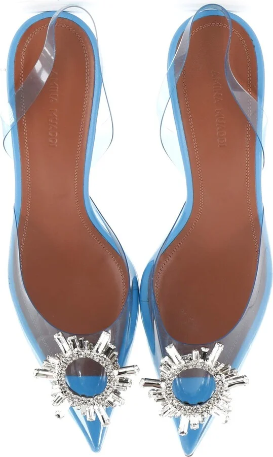 Amina Muaddi Women's Begum Pumps PVC 70 - Image 2