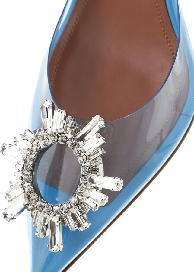 Amina Muaddi Women's Begum Pumps PVC 70 - Image 5